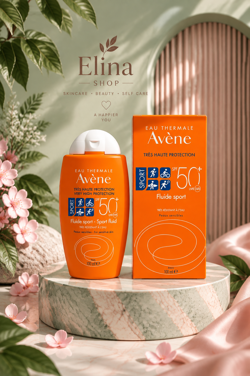 ضد آفتاب اون Avène Sport Fluid SPF50
