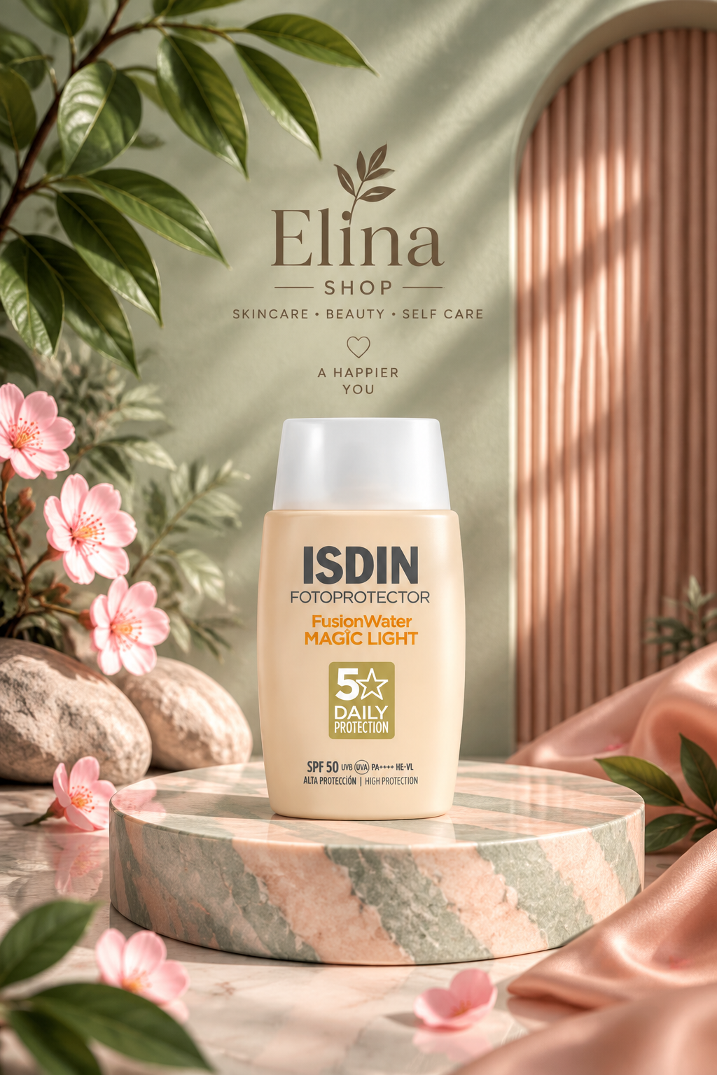 ضد آفتاب ایزدین فیوژن واتر مجیک لایت SPF50