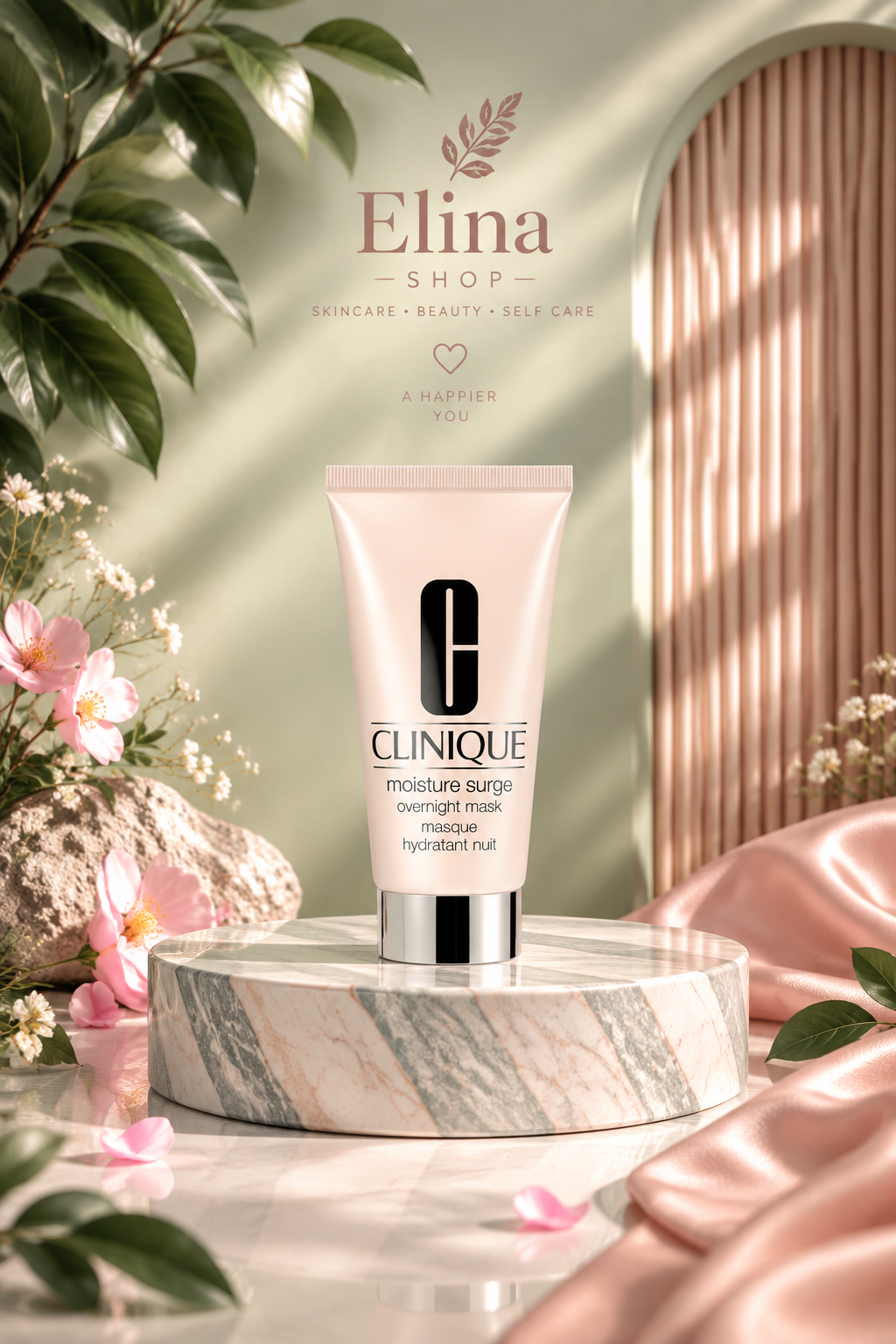 ماسک شب آبرسان کلینیک Moisture Surge Overnight Mask